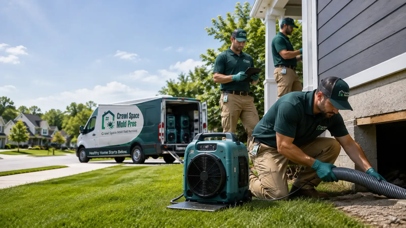 Crawl Space Mold Removal in Lorton, NE